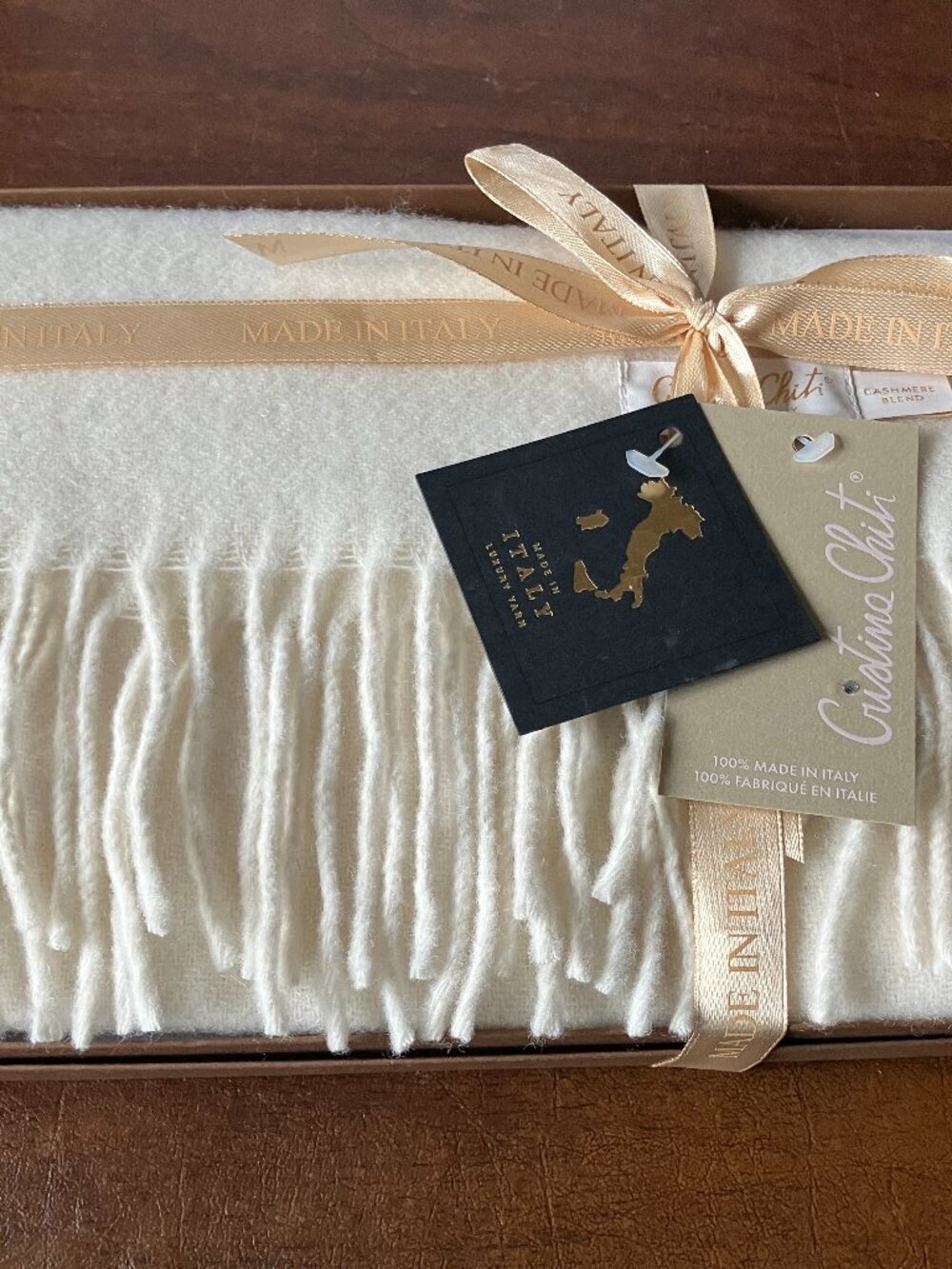 Cristina Chiti Cashmere Blend Scarf